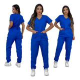 Scrub Hospitalar Unissex Vestuário Profissional Confortável