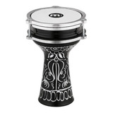 Mini Derbake De Aluminio Meinl He052 Negro Labrado Oferta!!!