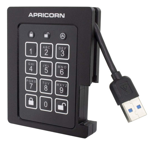 Apricorn Aegis Padlock 480 Gb Ssd 256-bit, Fips 140-2 Nivel
