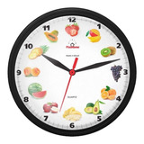 Relógio De Parede De Frutas - Para Cozinha