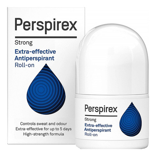 Antitranspirante Extra Efectivo Perspirex Strong Roll On 20ml Unisex / Sudoración Excesiva ( Hiperhidrosis ) Y Mal Olor En Axilas ( Bromhidrosis ) - Desodorante