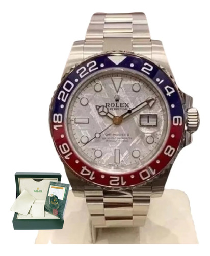 Relógio Rolex Gmt-master Ii Meteorit + Caixa E Certificado