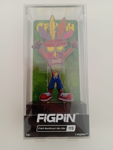 Figpin Coleccionable Broche Crash Bandicoot Aku Aku