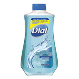 Jabón Líquido Antibacterial Para Manos Dial, De Áloe, De 7.5