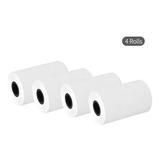 4 Rollos Papel Térmico Mini Impreora 58mm Mini Pos 57mm X50