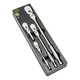 Gearwrench 84t, Llave Carraca Pulida De Mango Largo, 1/2 Pul