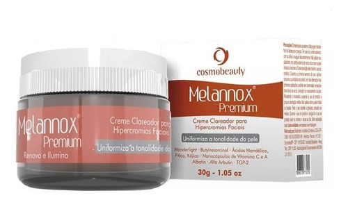 Creme Clareador Melannox Premium Melasma Cosmobeauty 30g