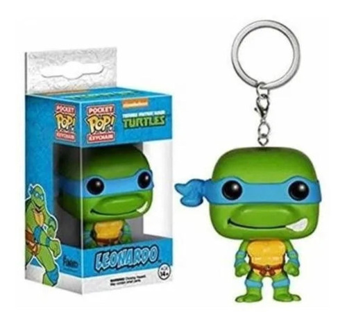 Llavero Funko Pop Keychain Leonardo Turtles Ninja Coleccion