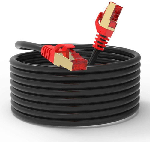 Cable Cat7 Red Ethernet Para Exterior 15 Metros Armado