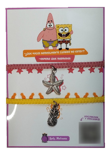 Pulsera Pareja/novios/amigos Compartir Código Qr + Tarjeta