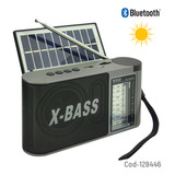 Radio Solar Recargable Con Bluetooth Y Fm