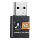 Adaptador De Wifi C/ Antena Interna Wireless Usb 2.0 600mbps