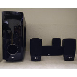 Kit 5 Caixinhas + Subwoofer LG Com 500w Rms E 4 Ohmus Bivolt