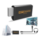 Hgowixx Adaptador Hdmi Wii, Convertidor Wii A Hdmi Con Cable