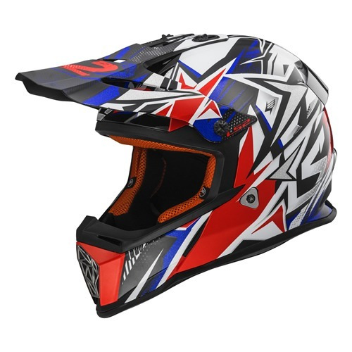 Casco Cross Ls2 Mx 437 Junior Niño Super Liviano! Moto Delta