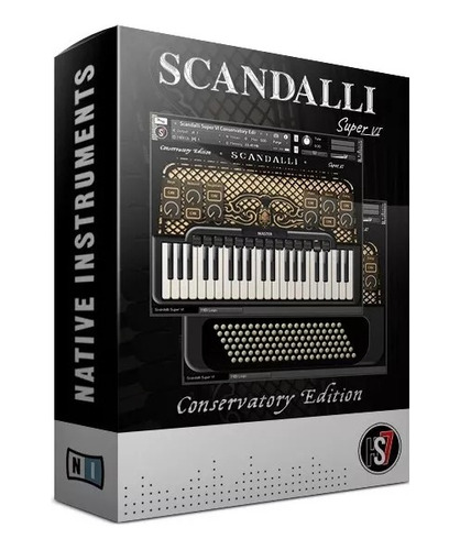 Acordeon Scandalli Super 6 Conservatory Edition Kontakt 5.8