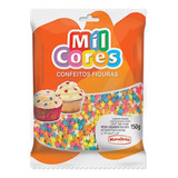 Confeito Figuras Estrelas Mil Cores 150g - Mavalério