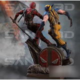 Archivo Stl Impresión 3d - Deadpool Vs Wolverine - Sanix