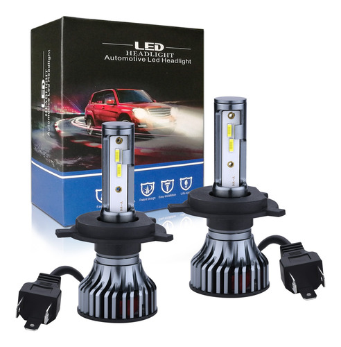 Kit De Faros Delanteros Led H4 9007 H13 9004 Para Auto