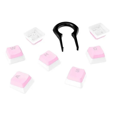 Juego De Teclas Hyperx Pudding Keycaps Rosa Rgb Español | MercadoLibre