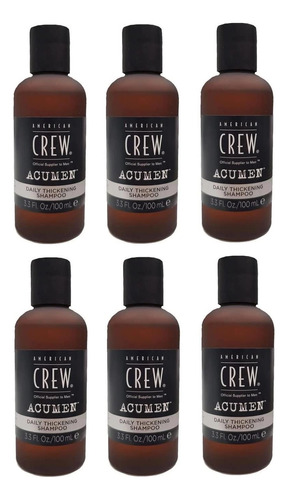 American Crew Acumen Daily Hair Thickening Shampoo Para Homb