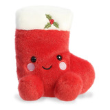 Peluche De Navidad Santa Rojo Bota Arbol Galleta Adorno