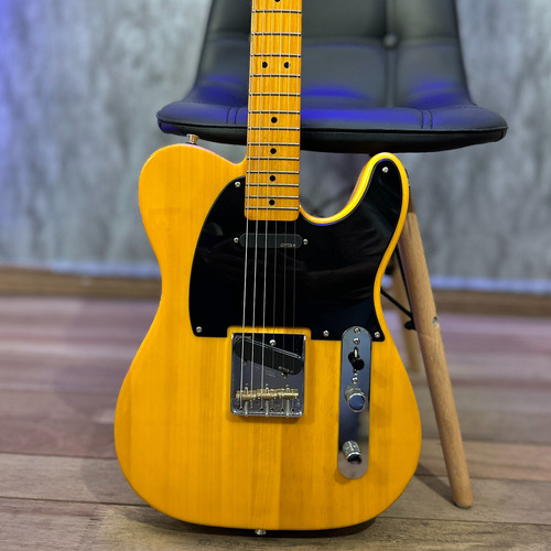 Guitarra Fender Squier Tele Caster Classic 50 Cap Ativa Emg