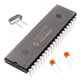 Microcontrolador Pic18f4550 Regalo 1 Cristal 4mh + 2cap 22pf