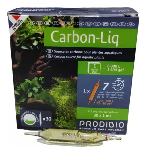 Prodibio Carbon-liq X4 Ampollas Carbono Liquido Plantado Co2