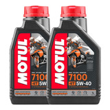 Aceite Moto 4t 7100 5w40 100% Sntetico Motul 2l