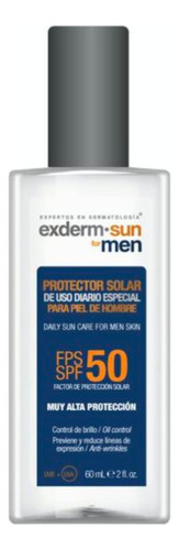 Protector Solar Fps 50 Para Hombre Exderm Sun For Men