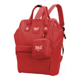 Mochila Cartera Everlast Roja Porta Notebook Con Monedero