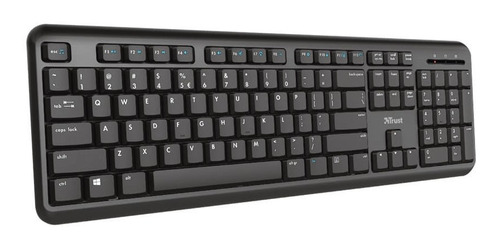 Teclado Inalambrico Trust Ody Con Teclas Silenciosas Y Resis