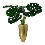 1 Planta Arvore Artificial Para Decoração 8 Folhas Grandes