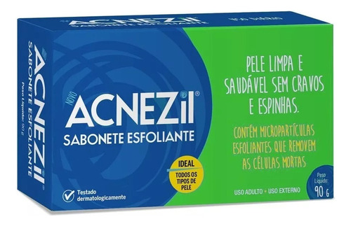 Sabonete Em Barra Acnezil Esfoliante 90g - Cimed