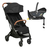 Carrinho De Bebê Eva² Black Trio Base Isofix 360° Maxi Cosi