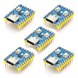 5 Placa Desenvolvimento Rp2040 Zero Raspberry Pi Pico Python