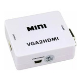 Convertidor  Vga A Hdmi + Audio - Pc Y Portátiles