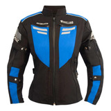 Chamarra Moto Mujer Impermeable Protecciones Biker Wkl 85 Na