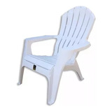 Silla Sillon Miami Mascardi Reforzada Blanco