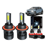 Kit De Focos Led 9008 H13 H11 Para Nissan Sentra 2004-2012