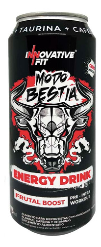 12 Unidades Energy Drink Modo Bestia  Innovative Fit