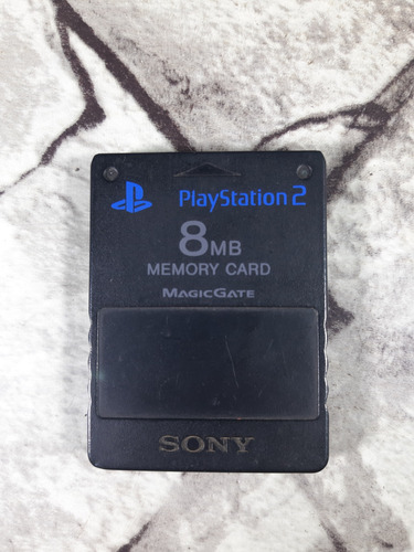 Memory Card Ps2 Negra Usado Original