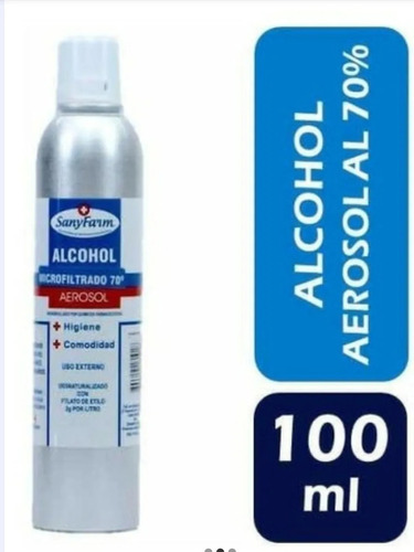 Alcohol Aerosol Microfiltrado Sanyfarm 100ml