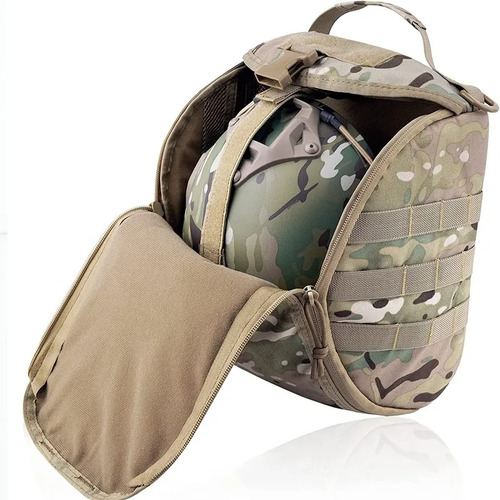 Bolsa Táctica Molle Porta Cascos Militar P Mochila Chalecos