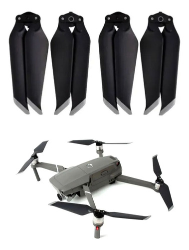 Kit De Hélices Dobráveis Para Drone Dji Mavic 2 Pro - Cinza
