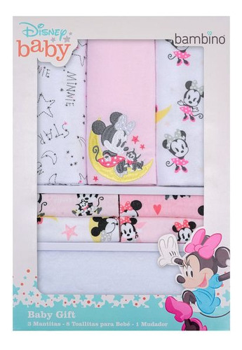 Bambino Baby Gift 12 Piezas Disney Minnie