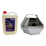 Maquina De Burbujas Gbr Bu 220 + Liquido Gbr Burbujas 5 Lt