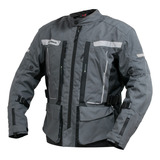 Campera Moto Turismo Samurai Warrior Musashi Proteccion Gris