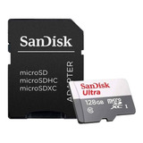 Cartão Memória 128gb Sandisk Ultra Ideal P/ Video Classe 10